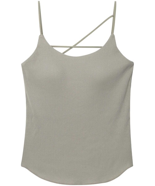 AMPHI(アンフィ)の「「ブラトップ」 カップ付きインナー キャミソール(インナーウェア/肌着・レディース・ブラック/グレー/ネイビー・L/M)」の2枚目の写真