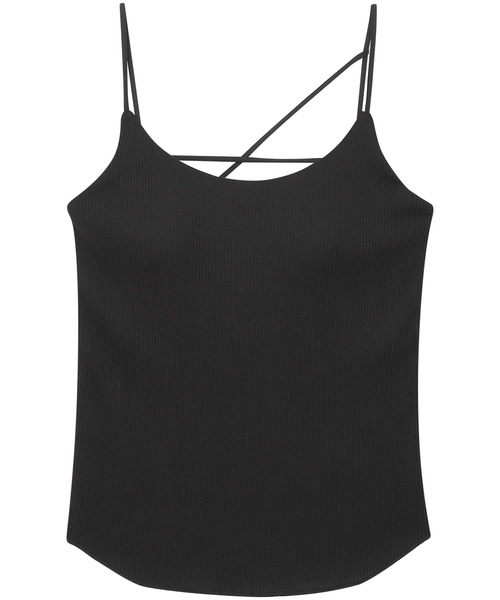 AMPHI(アンフィ)の「「ブラトップ」 カップ付きインナー キャミソール(インナーウェア/肌着・レディース・ブラック/グレー/ネイビー・L/M)」の1枚目の写真
