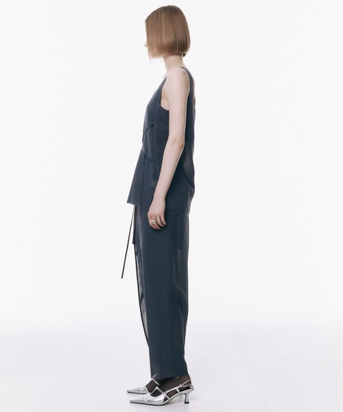 JOSE MOON(ジョゼムーン)の「LIGHT SHEER TANKTOP/ライトシアータンクトップ(Tシャツ/カットソー・レディース・ブラック/ホワイト/ブルー系その他/イエロー系その他/グレー系その他・FREE)」の8枚目の写真