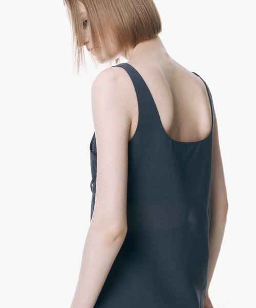 JOSE MOON(ジョゼムーン)の「LIGHT SHEER TANKTOP/ライトシアータンクトップ(Tシャツ/カットソー・レディース・ブラック/ホワイト/ブルー系その他/イエロー系その他/グレー系その他・FREE)」の13枚目の写真