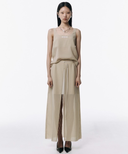 JOSE MOON(ジョゼムーン)の「LIGHT SHEER TANKTOP/ライトシアータンクトップ(Tシャツ/カットソー・レディース・ブラック/ホワイト/ブルー系その他/イエロー系その他/グレー系その他・FREE)」の22枚目の写真