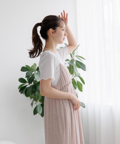 flower（フラワー）の「プチレースティーズ3（Tシャツ/カットソー・レディース・ホワイト/ブルー/イエロー・FREE）」の13枚目の写真