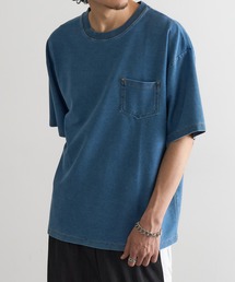 【MAGASIN DE MODE Brew】NSカットデニムポケット付Tシャツ MNY