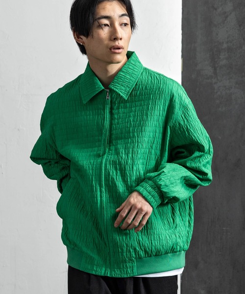+CLOSET(プラスクローゼット)の「スクエアキルトブルゾン(ブルゾン・メンズ・ブラック/ホワイト/グリーン・X-LARGE/LARGE/MEDIUM)」の3枚目の写真