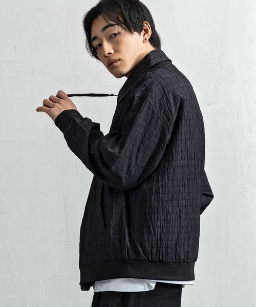 +CLOSET(プラスクローゼット)の「スクエアキルトブルゾン(ブルゾン・メンズ・ブラック/ホワイト/グリーン・X-LARGE/LARGE/MEDIUM)」の17枚目の写真