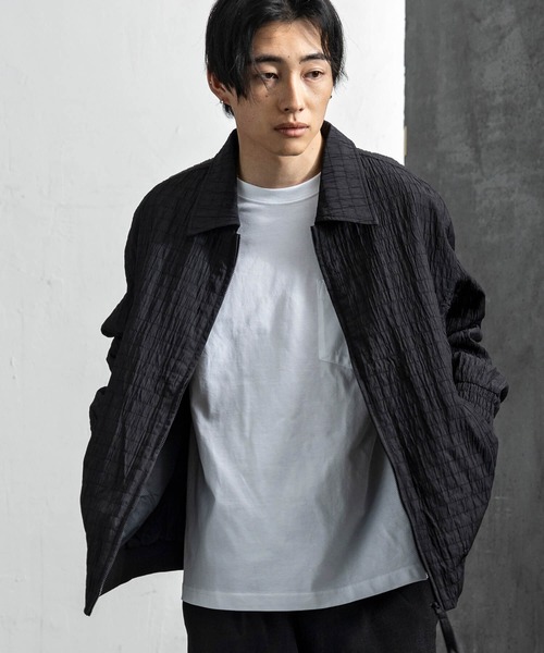 +CLOSET(プラスクローゼット)の「スクエアキルトブルゾン(ブルゾン・メンズ・ブラック/ホワイト/グリーン・X-LARGE/LARGE/MEDIUM)」の10枚目の写真