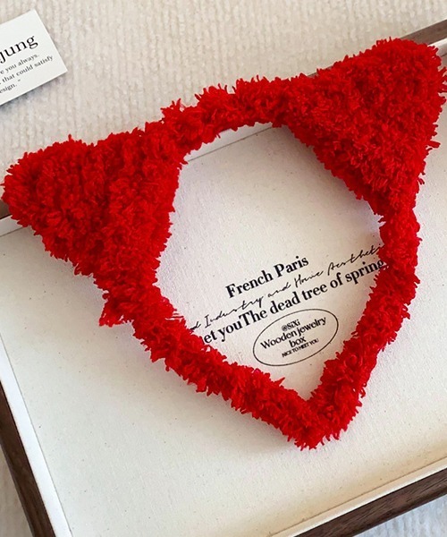 c.u.l(シーユーエル)の「ハロウィン ねこみみ もこもこ カチューシャ ヘアバンド cula1161(カチューシャ・レディース・ライトブラウン/ブラック/レッド・FREE)」の12枚目の写真