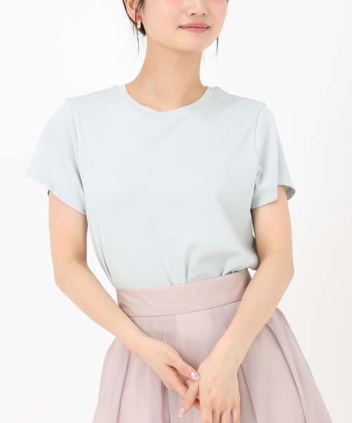MISCH MASCH(ミッシュマッシュ)の「バックフォトTシャツ(Tシャツ/カットソー・レディース・イエロー/グリーン/ホワイト・フリ-)」の2枚目の写真