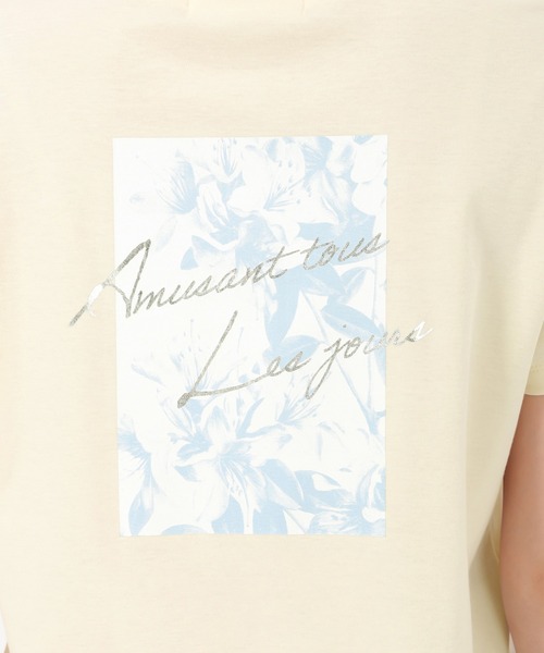 MISCH MASCH(ミッシュマッシュ)の「バックフォトTシャツ(Tシャツ/カットソー・レディース・イエロー/グリーン/ホワイト・フリ-)」の16枚目の写真