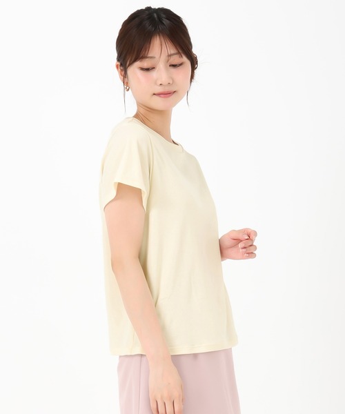 MISCH MASCH(ミッシュマッシュ)の「バックフォトTシャツ(Tシャツ/カットソー・レディース・イエロー/グリーン/ホワイト・フリ-)」の14枚目の写真