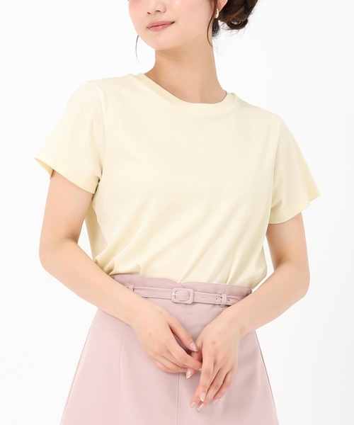 MISCH MASCH(ミッシュマッシュ)の「バックフォトTシャツ(Tシャツ/カットソー・レディース・イエロー/グリーン/ホワイト・フリ-)」の8枚目の写真