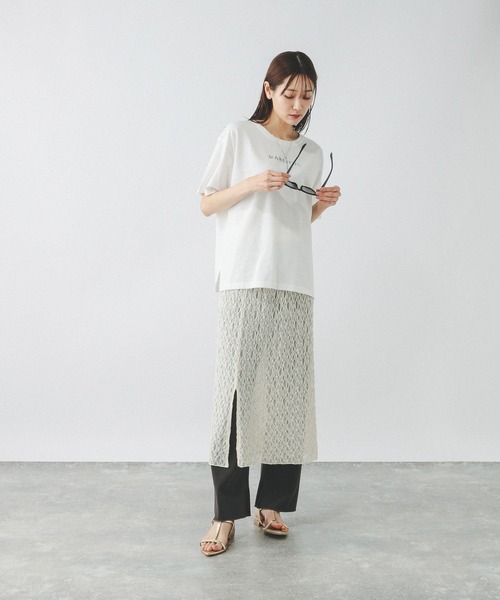 GLOBAL WORK｜フェザータッチベストセットTシャツ/492319