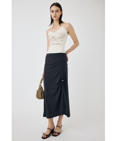 MOUSSY（マウジー）の「FADED LACE キャミトップス（キャミソール・レディース・オフホワイト/ライトブラック/ブラウン・FREE）」の10枚目の写真