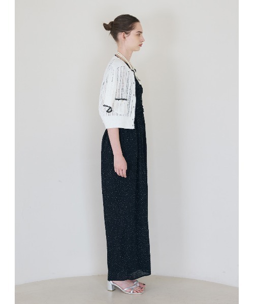 コエル（COEL）/バイカラー半袖ニットカーディガン セール】バイカラー半袖ニットカーディガン（ニット/セーター）｜COEL