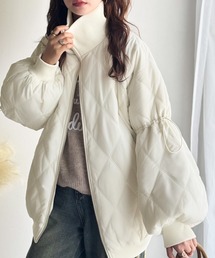 Java（ジャバ）の「《JaVaジャバコラボ》大人カジュアルの主役。ダブルキルティング袖ドロスト中綿ジャケット（ブルゾン）」