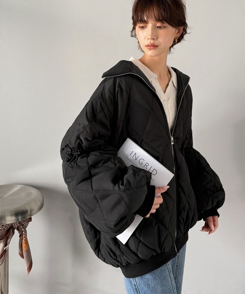 ル*♡様 JAVAジャバコラボ 別注 ジャンパー キルト中綿ブルゾンM 完売品 ル*♡様 JAVAジャバコラボ 別注 ジャンパー キルト中綿ブルゾンM 完売