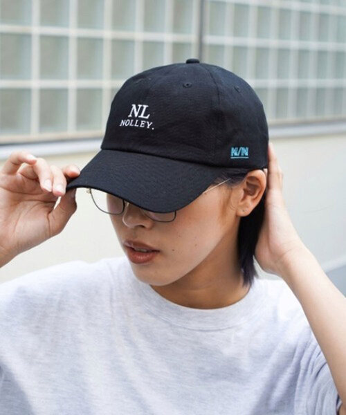 CIAOPANIC TYPY（チャオパニックティピー）の「【ユニセックス】NLシグニチャーロゴ刺繍キャップ（キャップ・メンズ・グリーン/ネイビー/ブラック・ONE SIZE）」の2枚目の写真