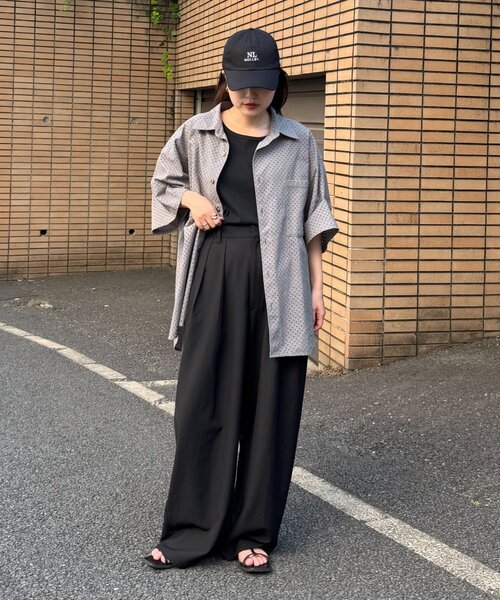 CIAOPANIC TYPY（チャオパニックティピー）の「【ユニセックス】NLシグニチャーロゴ刺繍キャップ（キャップ・メンズ・グリーン/ネイビー/ブラック・ONE SIZE）」の19枚目の写真
