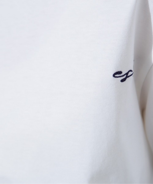 N.(N. Natural Beauty Basic)(エヌエヌナチュラルビューティーベーシック)の「ロゴ刺繍カットソー(Tシャツ/カットソー・レディース・ピンク/オフホワイト/チャコールグレー・MEDIUM)」の10枚目の写真