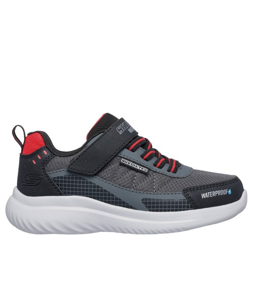 SKECHERS(スケッチャーズ)の「SKECHERS BOUNDER 2.0 / スケッチャーズ バウンダー2.0(スニーカー・キッズ・ブラック×レッド・17cm/18cm/19cm/20cm/21cm)」の2枚目の写真