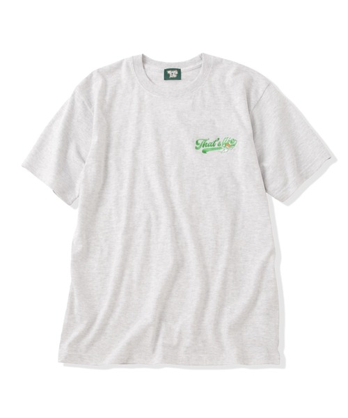 That's life(ザッツライフ)の「HEAVY WEIGHT 6.2oz ANGEL LOGO TEE 半袖 Tシャツ 夏服 トップス ビッグシルエット ユニセックス(Tシャツ/カットソー・メンズ・ネイビー/ブラック/ホワイト/アッシュ・X-LARGE/LARGE/MEDIUM/SMALL)」の5枚目の写真