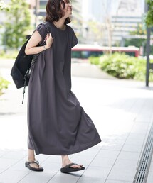 coen（コーエン）の「【接触冷感・UVカット】WELLTECT USA 袖リボンフレアワンピース（ワンピース・レディース）」