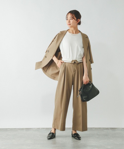 GLOBAL WORK（グローバルワーク）の「フローズンTバックフレア/451574（Tシャツ/カットソー・レディース・ミント/ロイヤルブルー/オフホワイト/ブラック/ブラウン系その他・SMALL/MEDIUM/LARGE）」の7枚目の写真