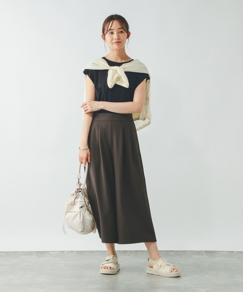 GLOBAL WORK（グローバルワーク）の「フローズンTバックフレア/451574（Tシャツ/カットソー・レディース・ミント/ロイヤルブルー/オフホワイト/ブラック/ブラウン系その他・SMALL/MEDIUM/LARGE）」の10枚目の写真