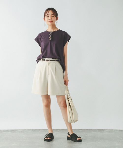 GLOBAL WORK（グローバルワーク）の「フローズンTバックフレア/451574（Tシャツ/カットソー・レディース・ミント/ロイヤルブルー/オフホワイト/ブラック/ブラウン系その他・SMALL/MEDIUM/LARGE）」の14枚目の写真