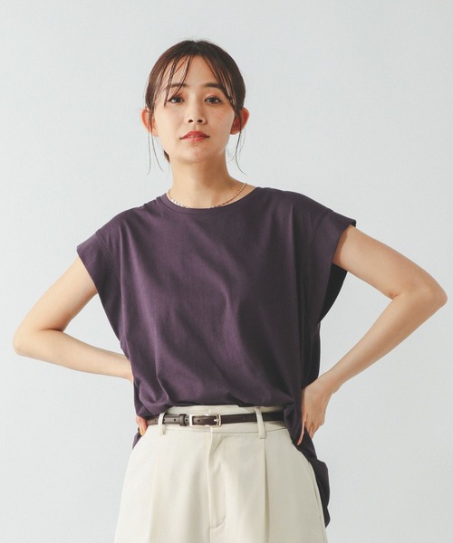 GLOBAL WORK（グローバルワーク）の「フローズンTバックフレア/451574（Tシャツ/カットソー・レディース・ミント/ロイヤルブルー/オフホワイト/ブラック/ブラウン系その他・SMALL/MEDIUM/LARGE）」の17枚目の写真