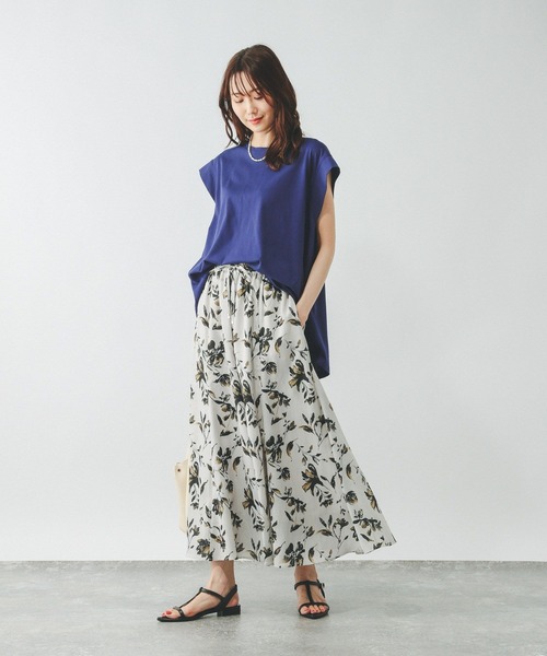 GLOBAL WORK（グローバルワーク）の「フローズンTバックフレア/451574（Tシャツ/カットソー・レディース・ミント/ロイヤルブルー/オフホワイト/ブラック/ブラウン系その他・SMALL/MEDIUM/LARGE）」の22枚目の写真