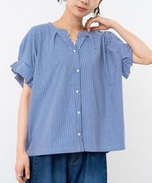 パール」に該当するシャツ/ブラウス（ストライプ柄