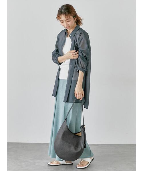 Lugnoncure(ルノンキュール)の「テレコスクエアネックタンクトップ(タンクトップ・レディース・オフホワイト/ベージュ/ブラック・F)」の6枚目の写真