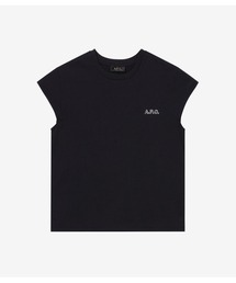 APC アーペーセー　モコモコロゴ　ネイビー　Tシャツ A．P．C．(アーペーセー) ロゴTシャツ カットソー4114413