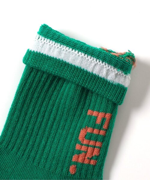 BREEZE(ブリーズ)の「ライン・ロゴソックス(ソックス/靴下・キッズ・イエロー/パープル/グリーン/レインボー/アイボリー・15 /18/21)」の15枚目の写真