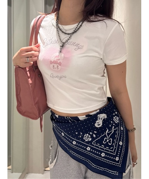 SLY（スライ）の「Esther Bunny x SLY BANDANNA エスターバニー スライ バンダナ（バンダナ/スカーフ・レディース・ネイビー・FREE）」の10枚目の写真