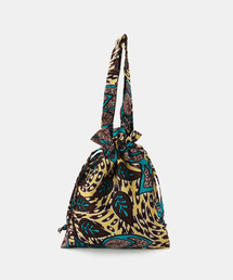 B.C STOCK | AFRICAN SQUARE/アフリカンスクエア パーニュ 巾着バッグ(ショルダーバッグ)