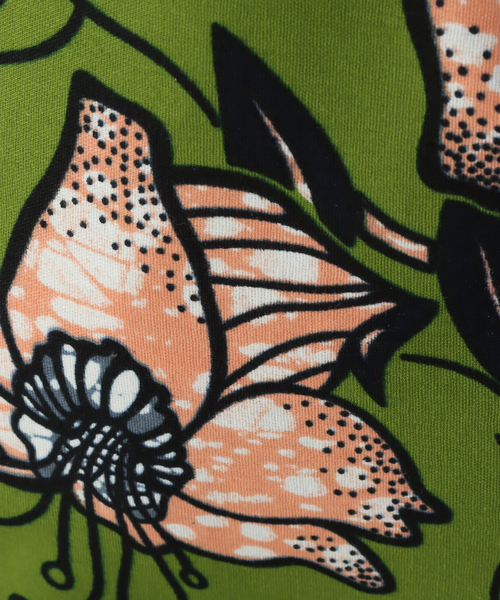 B.C STOCK（ベーセーストック）の「AFRICAN SQUARE/アフリカンスクエア パーニュ 巾着バッグ（ショルダーバッグ・レディース・レッド/グリーン/イエロー・FREE）」の12枚目の写真