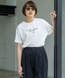 any Fam（エニィファム）の「【洗濯機可/接触冷感/UVケア】エニィファンクションドルマンスリーブＴシャツ（Tシャツ/カットソー）」