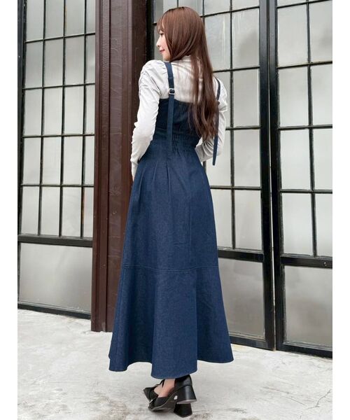 dazzlin ワンピース 美品 dazzlin ワンピース レイヤードツイードミニキャミワンピース