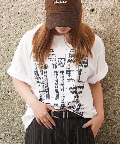 Laufer（ロイファー）の「【Laufer】 NOISE ロゴ コンパクトTシャツ / NOISE S/S Tee（Tシャツ/カットソー・メンズ・ホワイト/ブラック/スミクロ・M/L）」の2枚目の写真