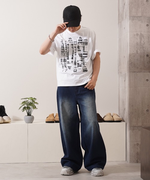 Laufer（ロイファー）の「【Laufer】 NOISE ロゴ コンパクトTシャツ / NOISE S/S Tee（Tシャツ/カットソー・メンズ・ホワイト/ブラック/スミクロ・M/L）」の14枚目の写真