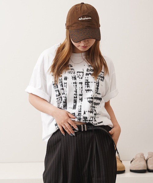 Laufer（ロイファー）の「【Laufer】 NOISE ロゴ コンパクトTシャツ / NOISE S/S Tee（Tシャツ/カットソー・メンズ・ホワイト/ブラック/スミクロ・M/L）」の6枚目の写真