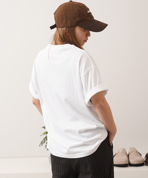 Laufer（ロイファー）の「【Laufer】 NOISE ロゴ コンパクトTシャツ / NOISE S/S Tee（Tシャツ/カットソー・メンズ・ホワイト/ブラック/スミクロ・M/L）」の7枚目の写真