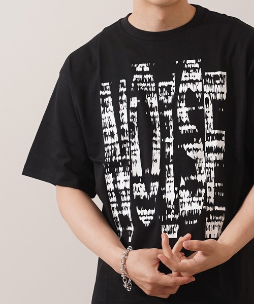 Laufer（ロイファー）の「【Laufer】 NOISE ロゴ コンパクトTシャツ / NOISE S/S Tee（Tシャツ/カットソー・メンズ・ホワイト/ブラック/スミクロ・M/L）」の22枚目の写真
