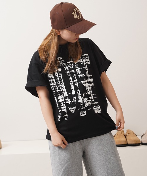 Laufer（ロイファー）の「【Laufer】 NOISE ロゴ コンパクトTシャツ / NOISE S/S Tee（Tシャツ/カットソー・メンズ・ホワイト/ブラック/スミクロ・M/L）」の16枚目の写真