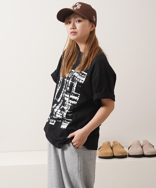 Laufer（ロイファー）の「【Laufer】 NOISE ロゴ コンパクトTシャツ / NOISE S/S Tee（Tシャツ/カットソー・メンズ・ホワイト/ブラック/スミクロ・M/L）」の18枚目の写真