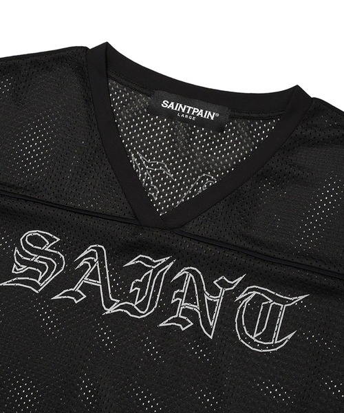 SAINTPAIN（セイントペイン）の「【UNISEX】SAINTPAIN／96 RUGBYジャージ（ジャージ・メンズ・ブラック・MEDIUM）」の5枚目の写真