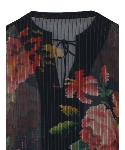 トップス JACQUARD FLOWER PATTERN SHEER BLOUSE JACQUARD FLOWER PATTERN SHEER BLOUSE（シャツ/ブラウス