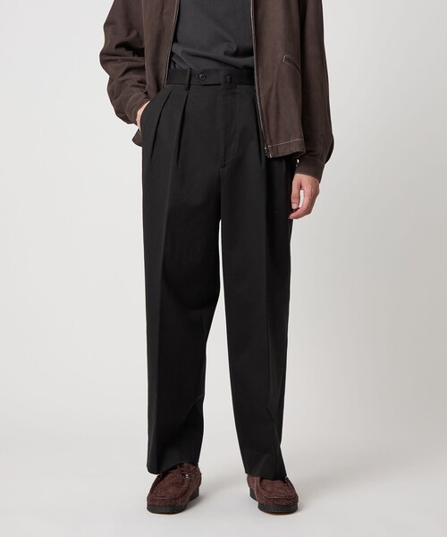 Steven Alan VENTILE ツープリーツ スラックスワイド Steven Alan（スティーブンアラン）の「＜Steven Alan＞ VENTILE